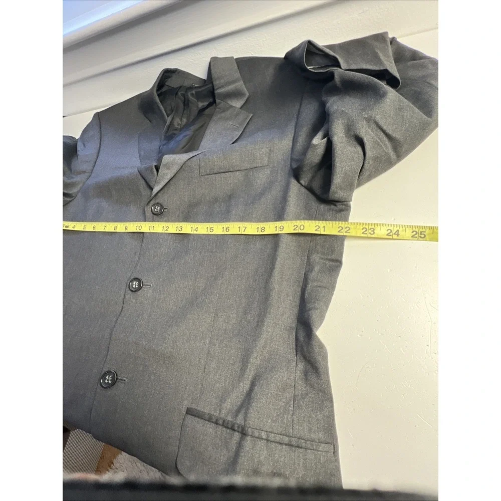 Banana Republic 42L‎ Modern Fit Sport Coat Wool Dark Gray Three Button Vented